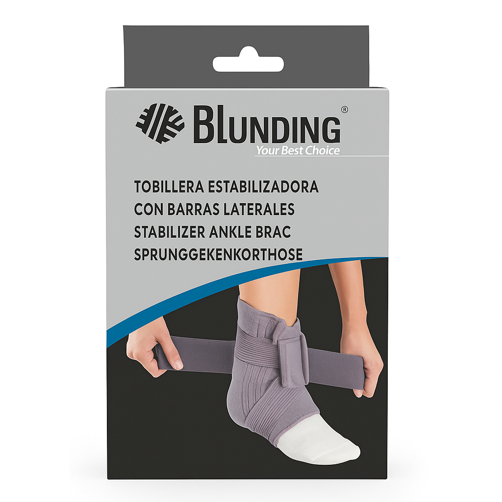 TOBILLERA ESTABILIZADORA CON BARRAS LATERALES
